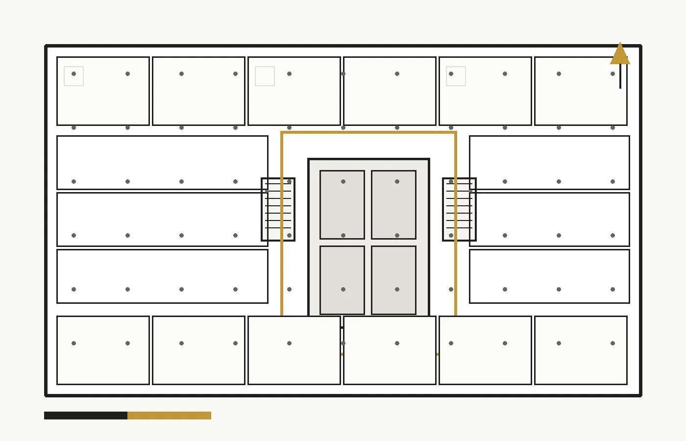 Bahawalpur Pinnacle Business Tower 131 Typical Floor Plan