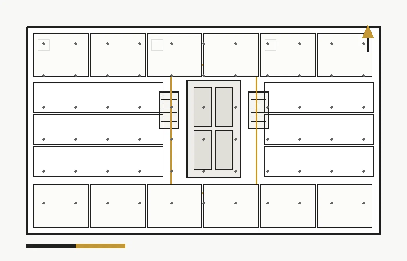 Gujranwala Atrium Mixed Use Tower 068 Typical Floor Plan