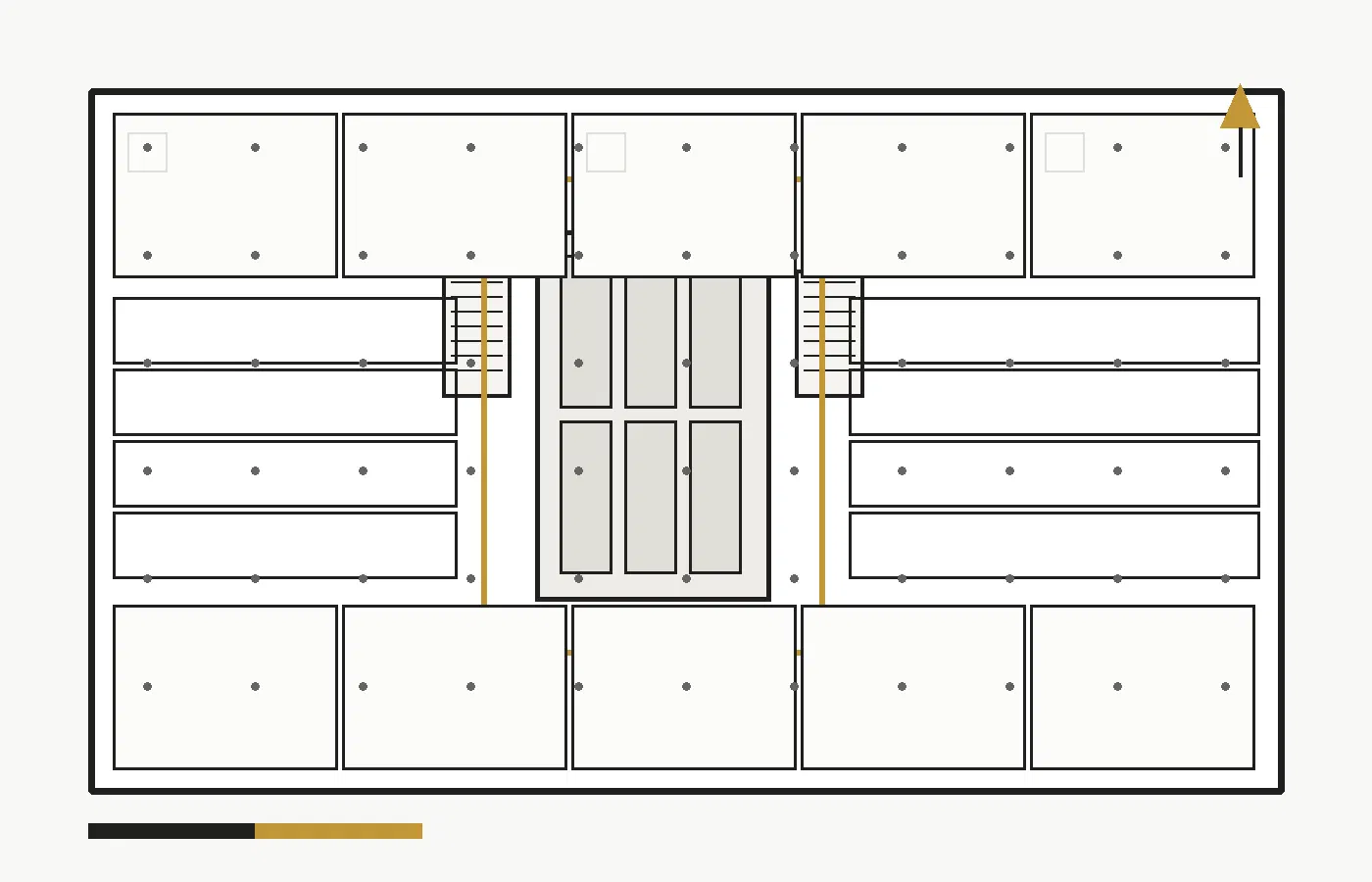 Gujranwala Park Business Tower 080 Typical Floor Plan