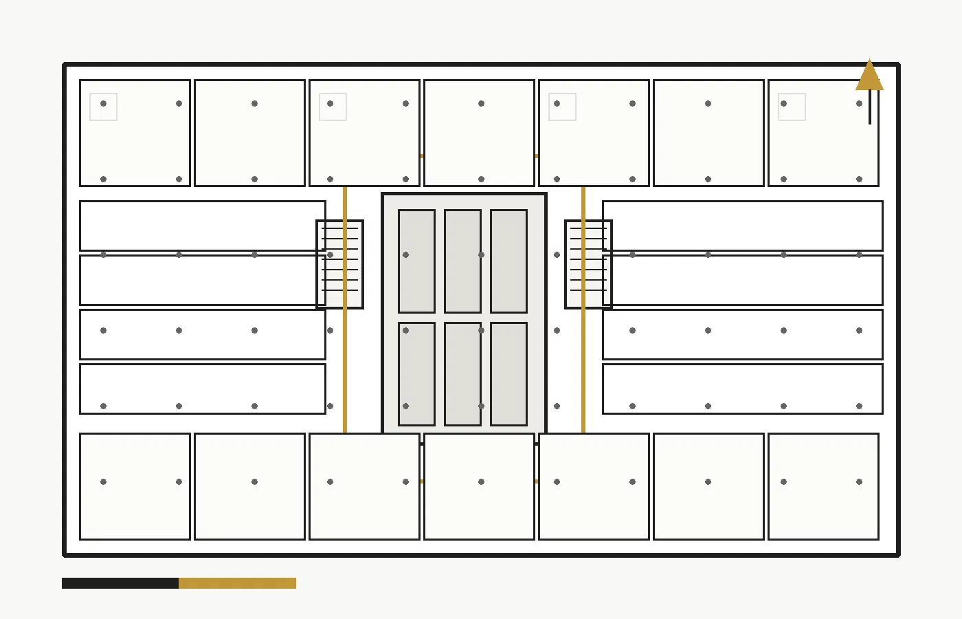 Gujranwala Vertex Mixed Use Tower 128 Typical Floor Plan