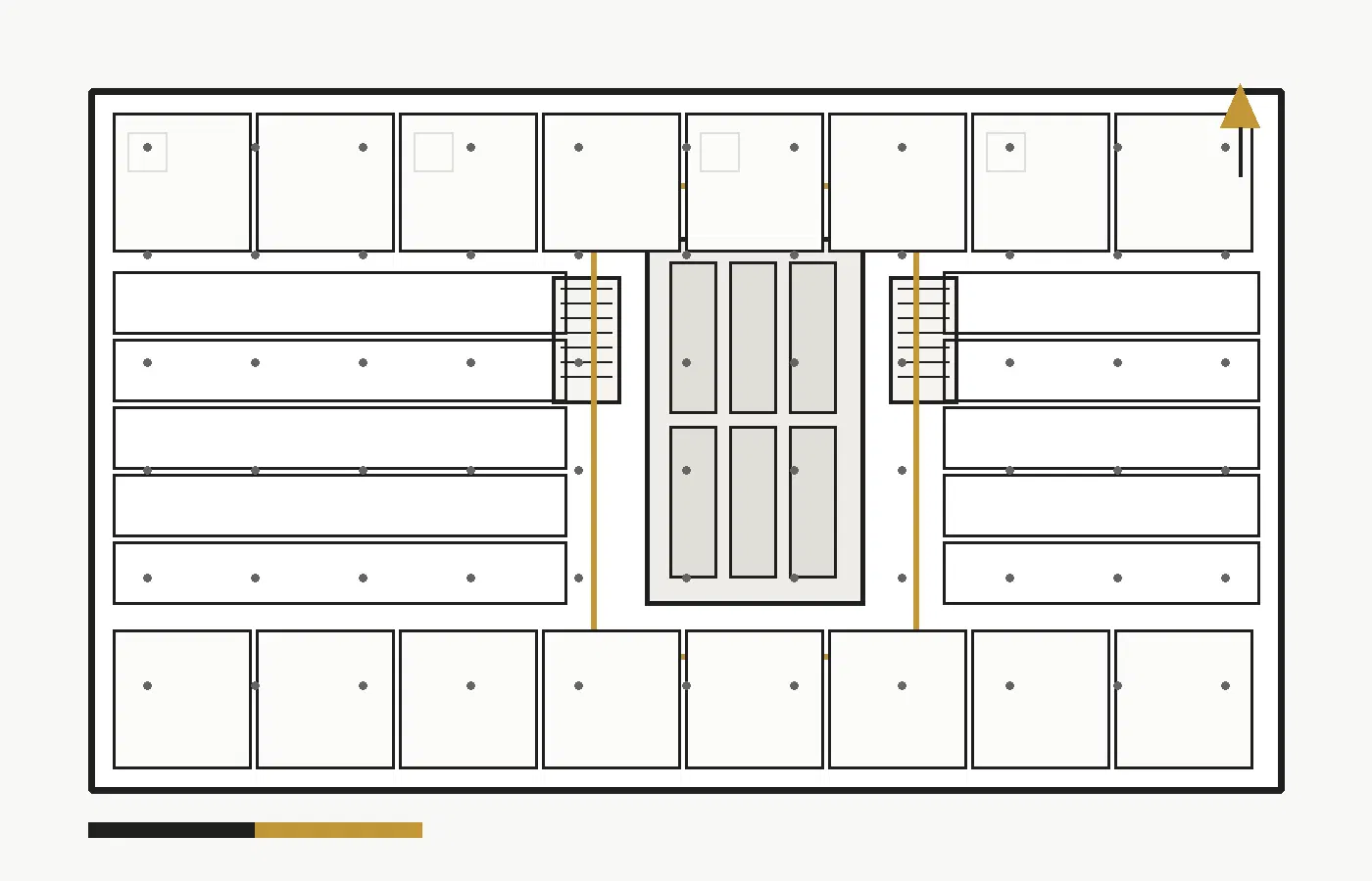 Hyderabad Nexus Corporate Tower 130 Typical Floor Plan
