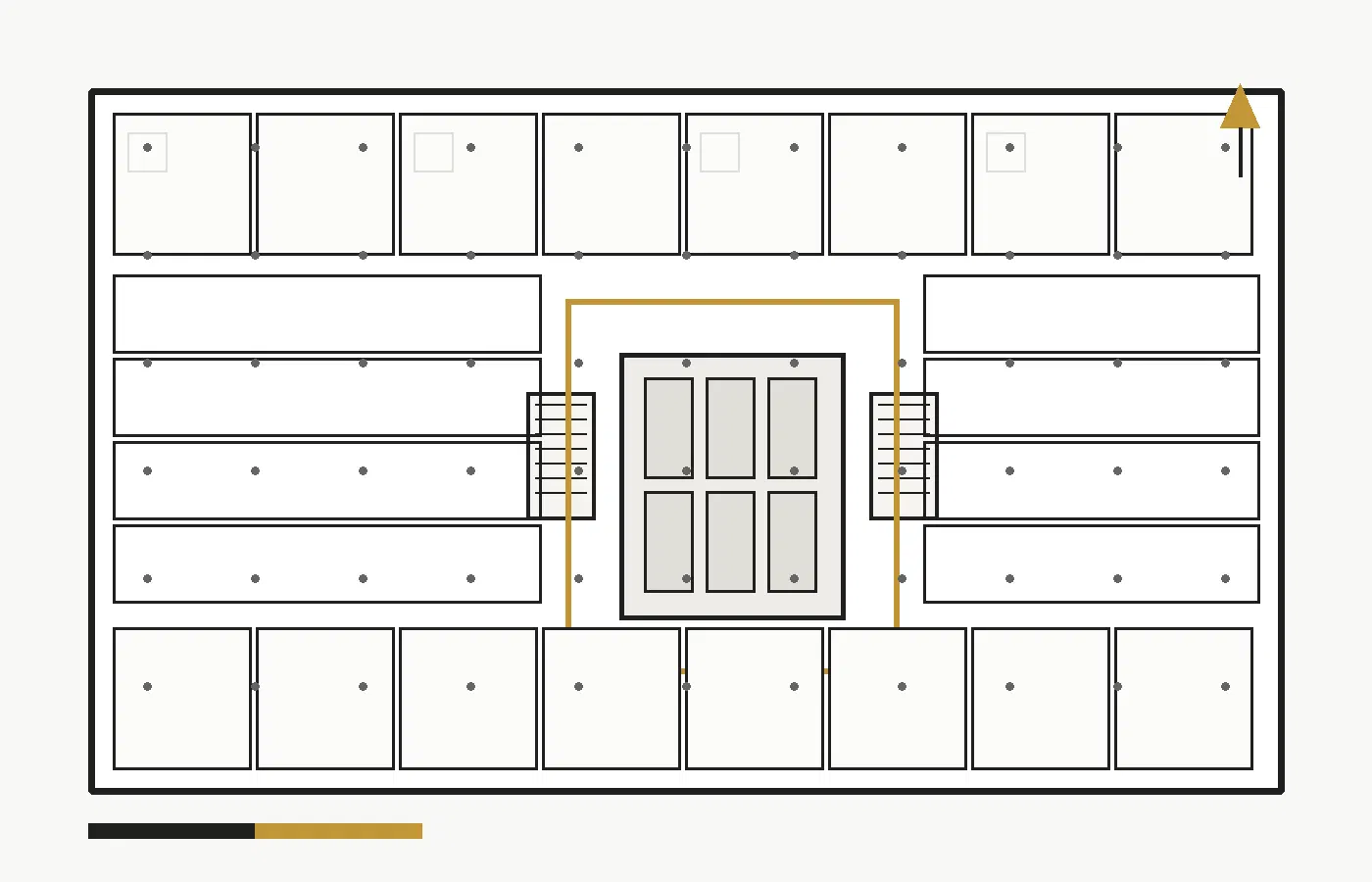 Hyderabad One Corporate Tower 034 Typical Floor Plan