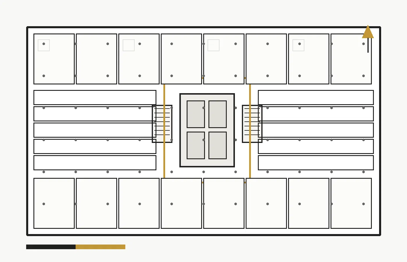 Multan Boulevard Corporate Tower 054 Typical Floor Plan