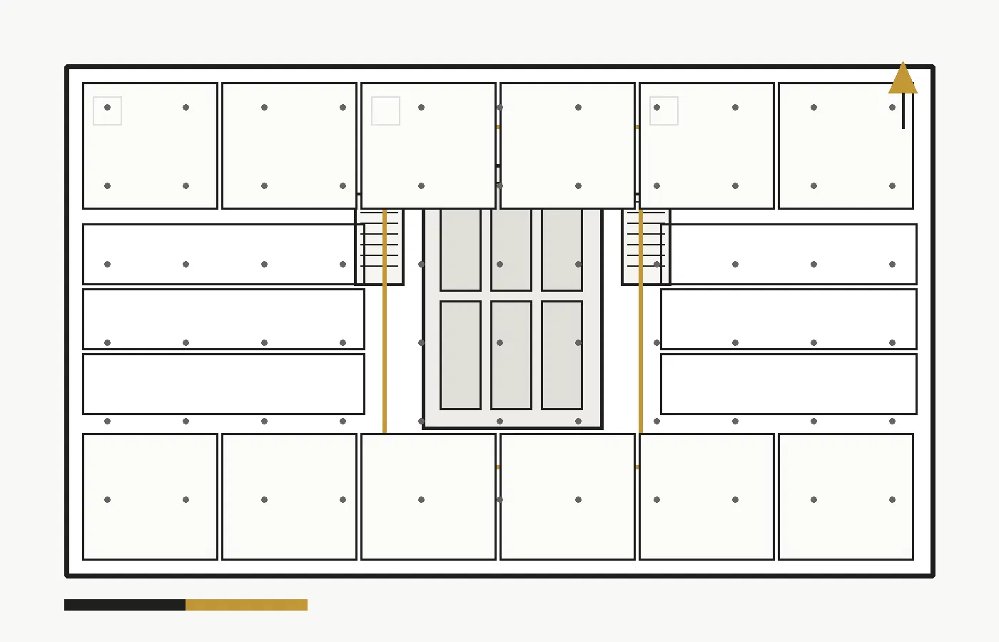 Multan Grand Mixed Use Tower 186 Typical Floor Plan