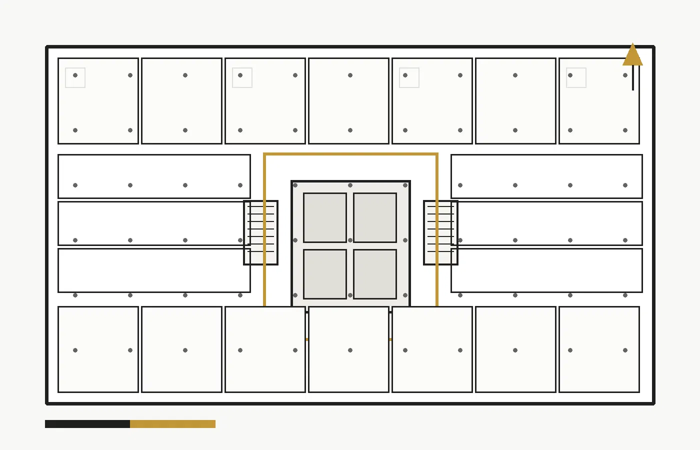 Multan Pinnacle Commercial Centre 102 Typical Floor Plan